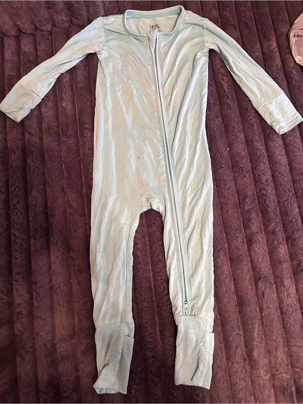 Birdie Bean blue bamboo convertible zippy EUC